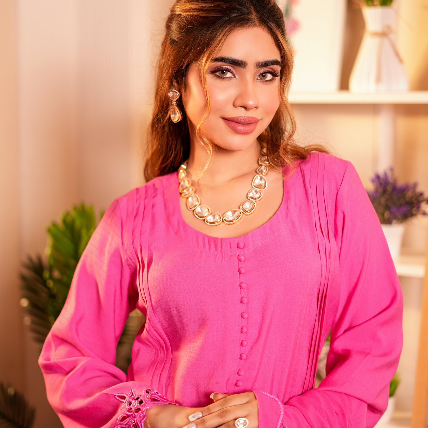 Cut work Embroidery Pakistani Suit