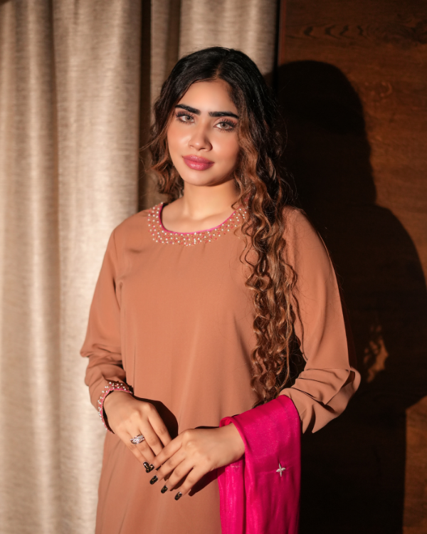 Mustard Orange indian ethnic wear