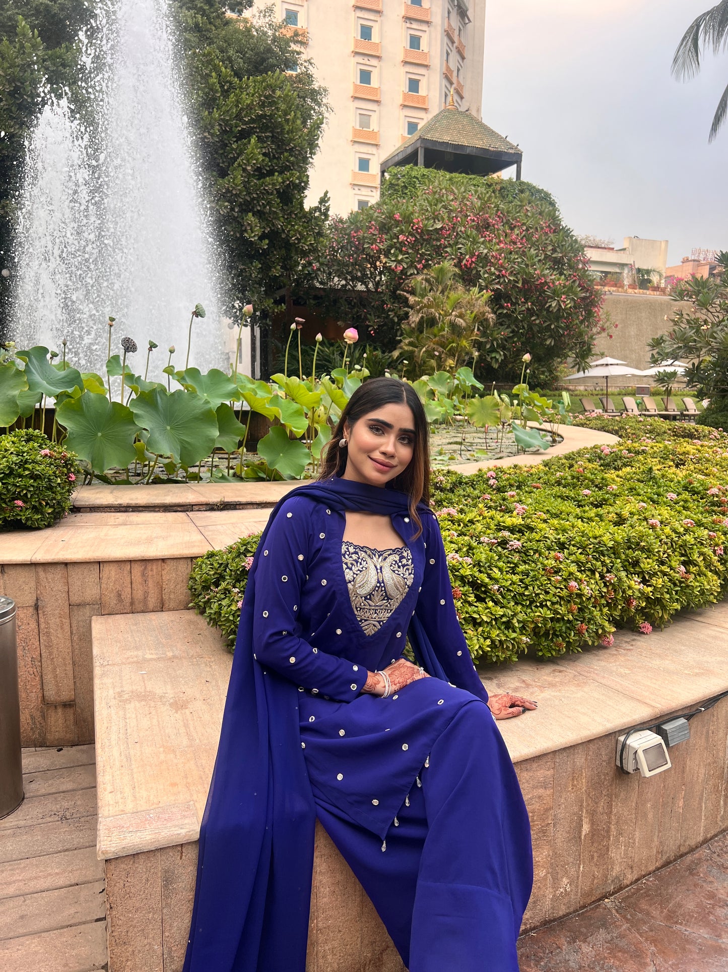 SHORT KURTA WITH FARSI SALWAR