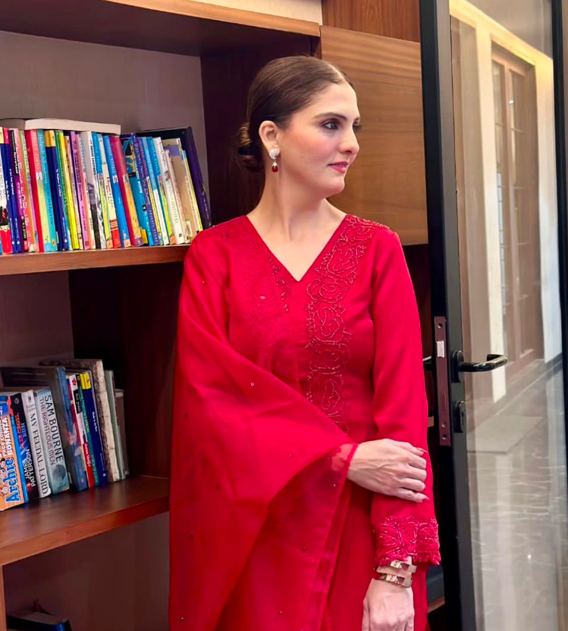 RED PAKISTANI SUIT