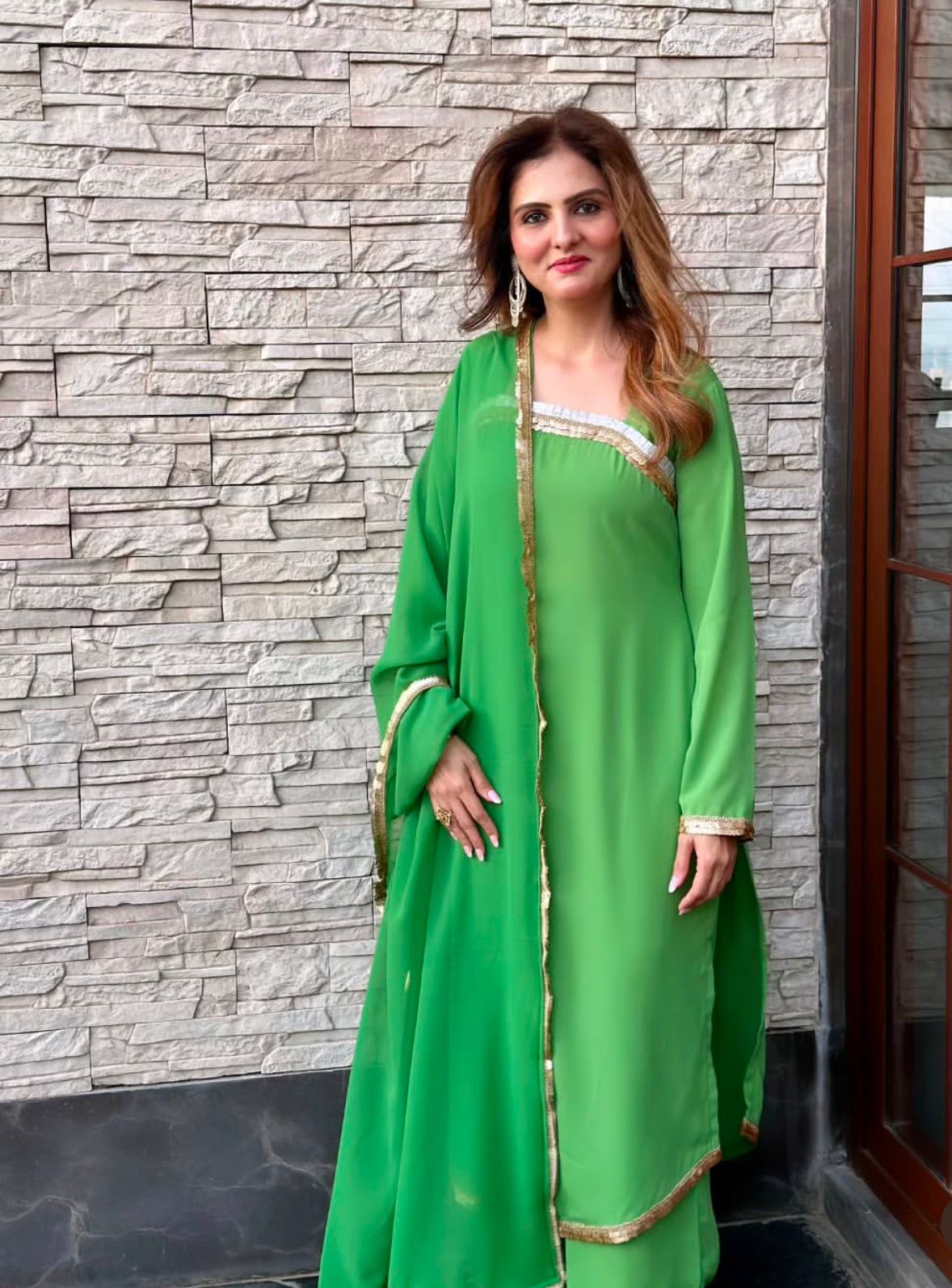 GREEN PAKISTANI SUIT