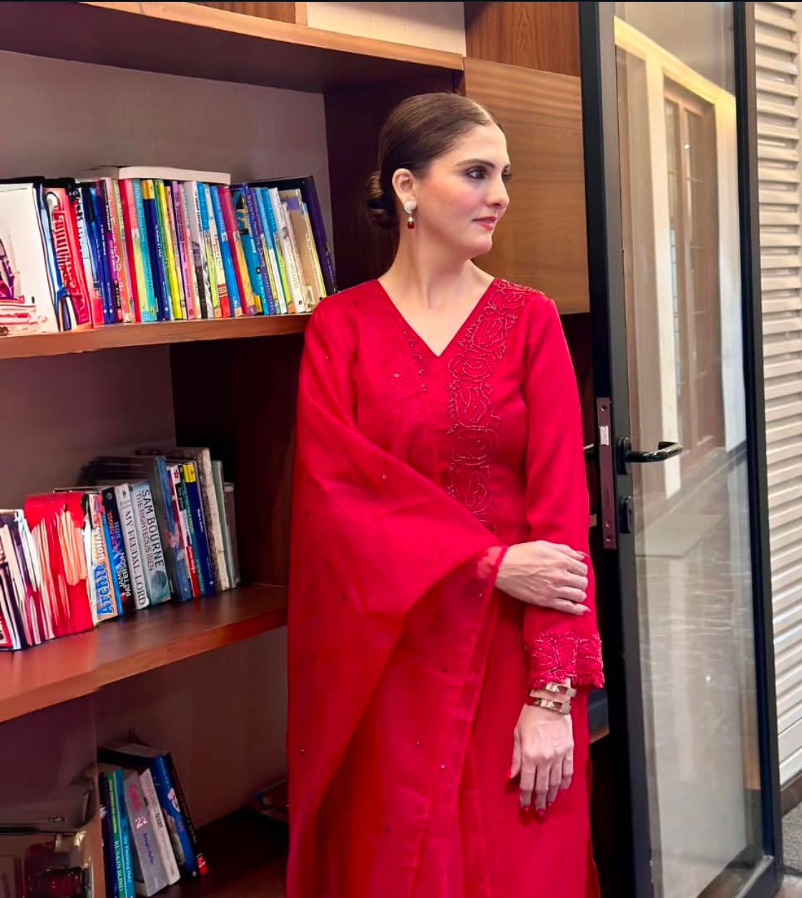 RED PAKISTANI SUIT