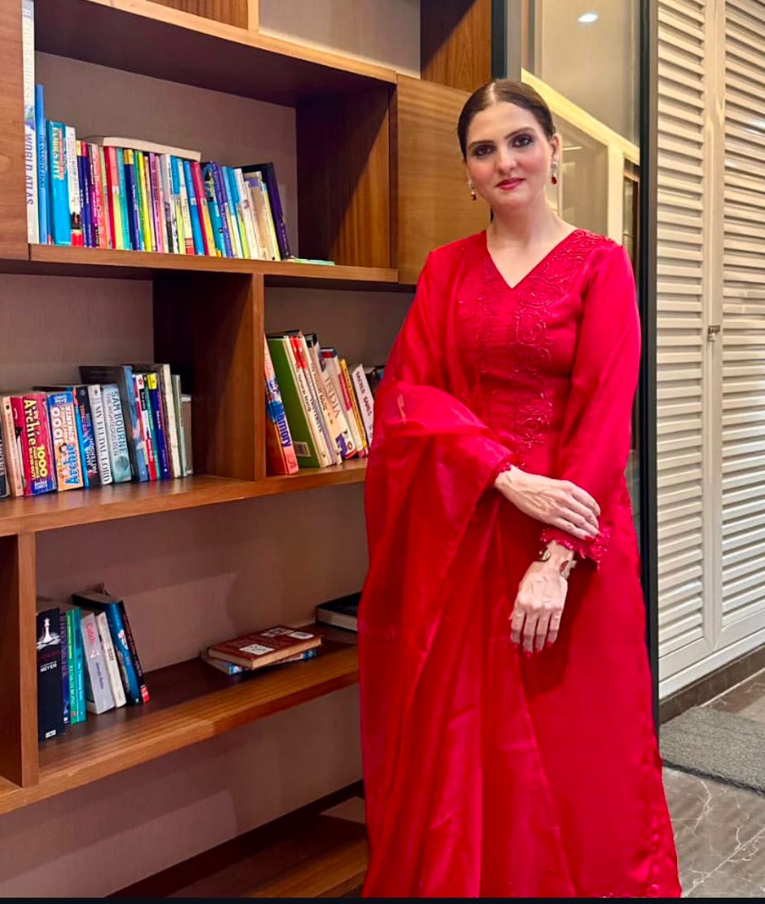 RED PAKISTANI SUIT