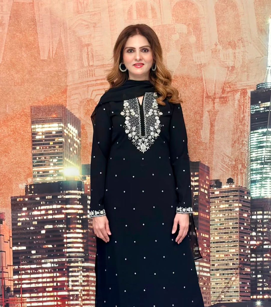 BLACK PAKISTANI DRESS