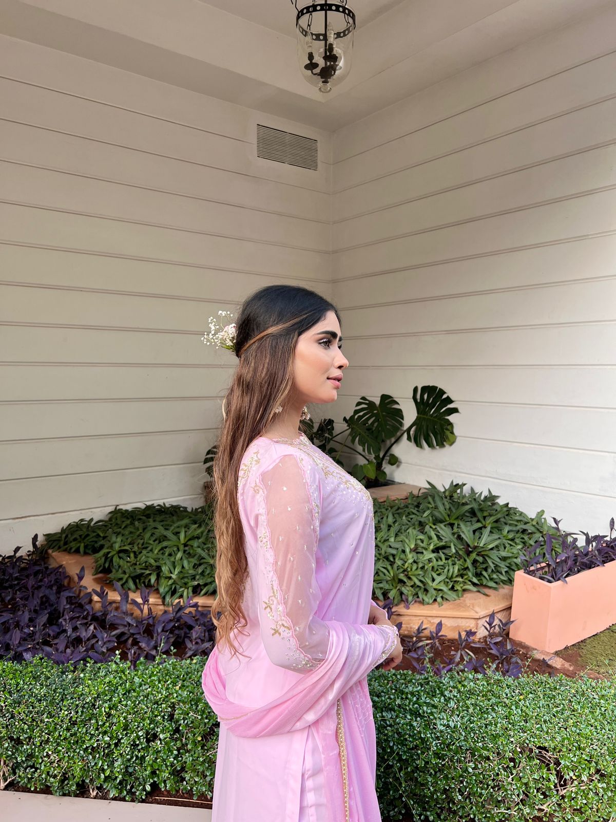 PARTY WEAR PINK SALWAR SUIT