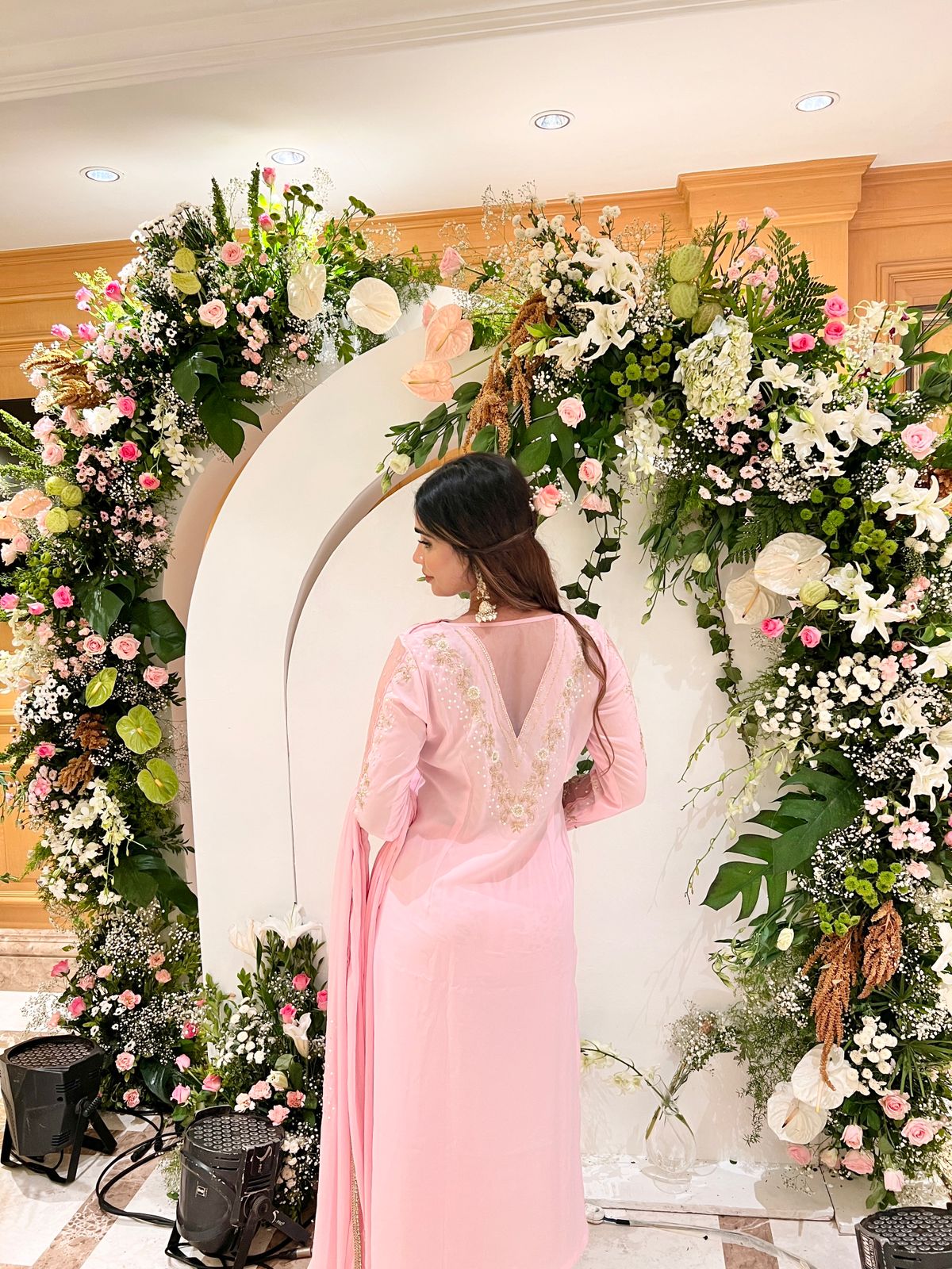 PARTY WEAR PINK SALWAR SUIT