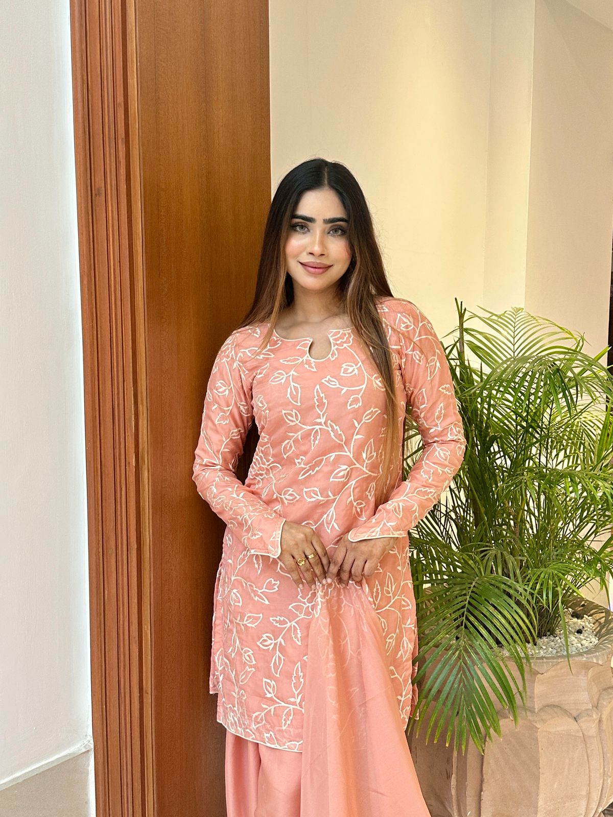 FESTIVE SHORT KURTA FARSI SALWAR SUIT